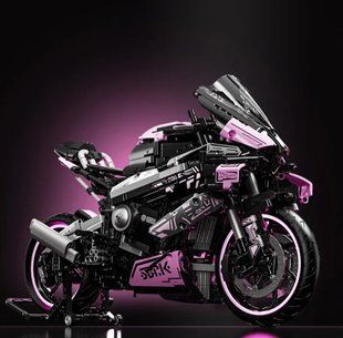 Конструктор мотоцикл BMW M 1000RR 1920 деталей cyberpunk  42130LCP фото