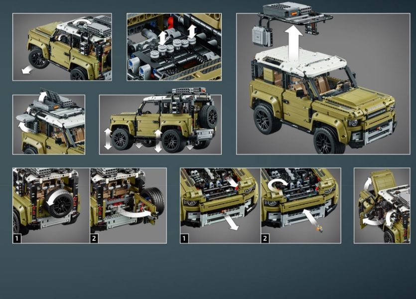 Конструктор Land Rover Defender 2573 деталей 42110L фото