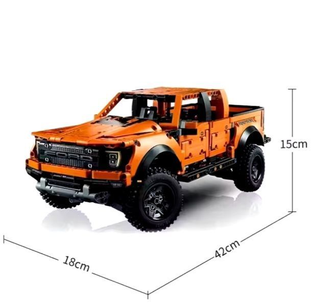 Конструктор Ford F150 Raptor 1379 деталей помаранчевий 42126L фото