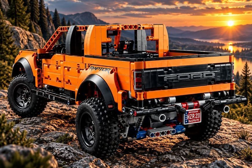 Конструктор Ford F150 Raptor 1379 деталей помаранчевий 42126L фото