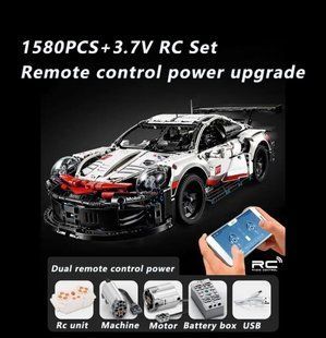 Конструктор Porsche 911 RSR з радіокеруванням 1580 деталей 42096LDK фото