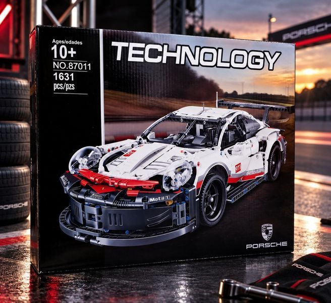 Конструктор Porsche 911 RSR з радіокеруванням 1580 деталей 42096LDK фото