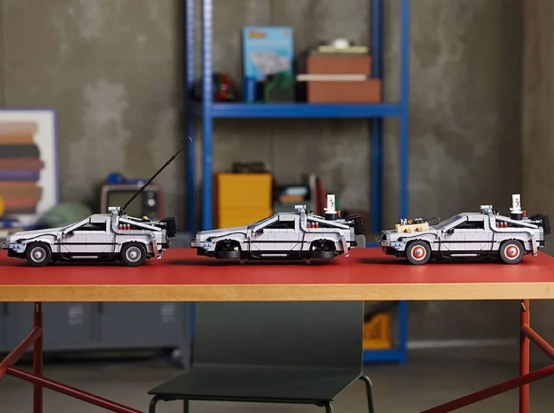 Конструктор DeLorean DMC-12 (1872 деталі) Де Лоріан автомобіль часу назад у майбутнє 10300L фото