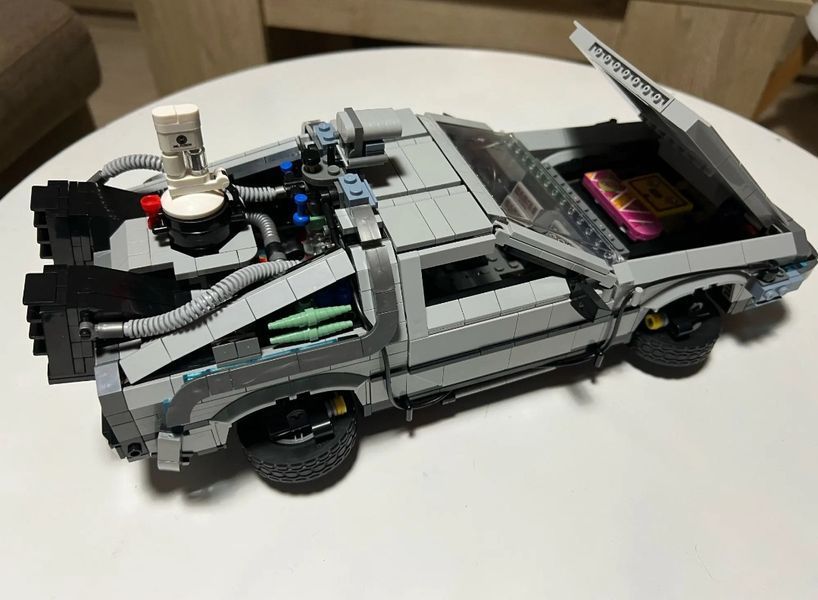 Конструктор DeLorean DMC-12 (1872 деталі) Де Лоріан автомобіль часу назад у майбутнє 10300L фото