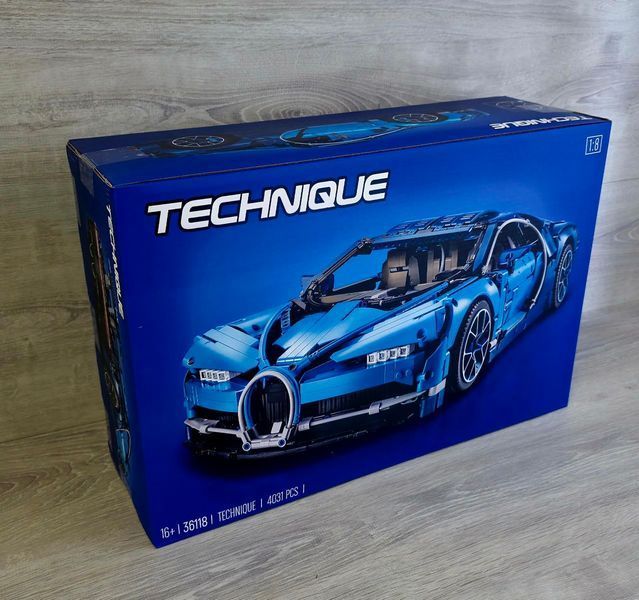 Конструктор з радіокеруванням Bugatti Chiron 3599 деталей 42083LDK фото