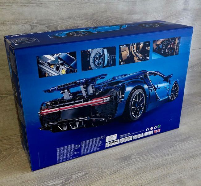Конструктор з радіокеруванням Bugatti Chiron 3599 деталей 42083LDK фото