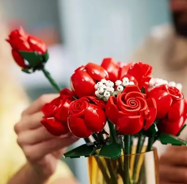 Конструктор flowers Bouquet of Roses 822 деталі букет троянд Botanicals 10328L фото