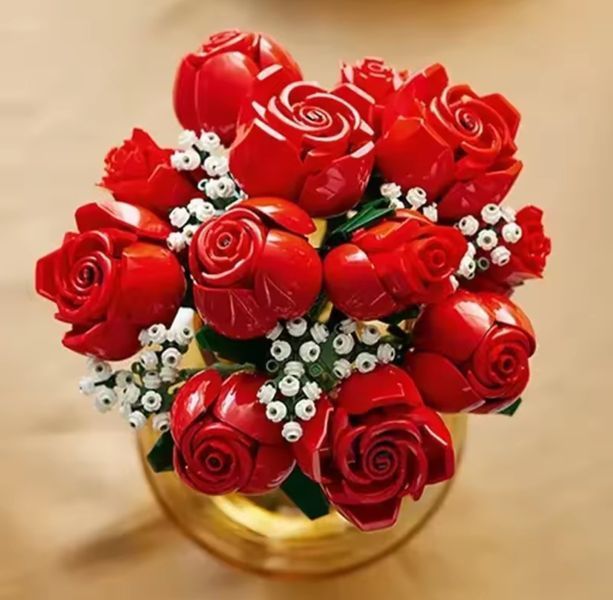 Конструктор flowers Bouquet of Roses 822 деталі букет троянд Botanicals 10328L фото
