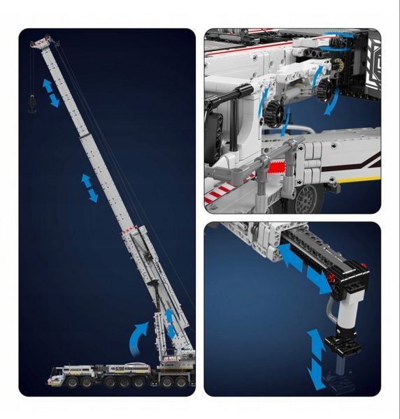 Конструктор Mould King 17007 кран LIEBHERR LTM 1200 (8506 деталей) з дистанційним керуванням 17007MK фото