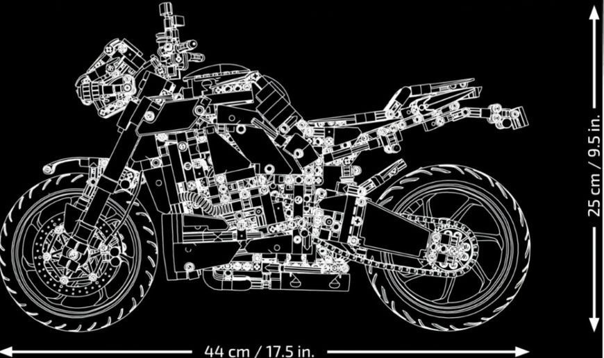 Конструктор Yamaha MT-10 SP 1478 деталей 42159L фото
