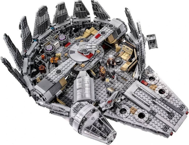 Конструктор Star Wars Сокіл Тисячоліття 1329 деталей millennium falcon 75105L фото