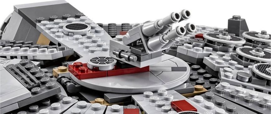 Конструктор Star Wars Сокіл Тисячоліття 1329 деталей millennium falcon 75105L фото