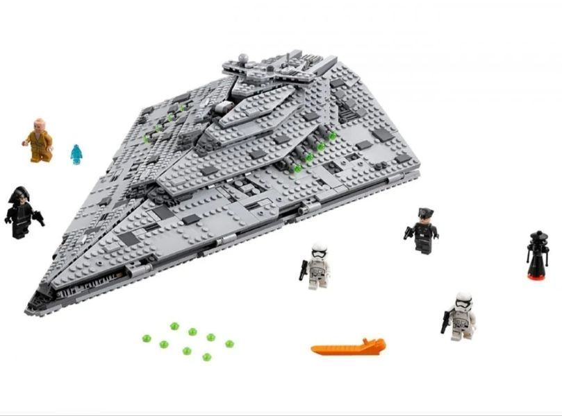 Конструктор Star Wars Зоряний Винищувач Першого ордена 1416 деталей 75190L фото