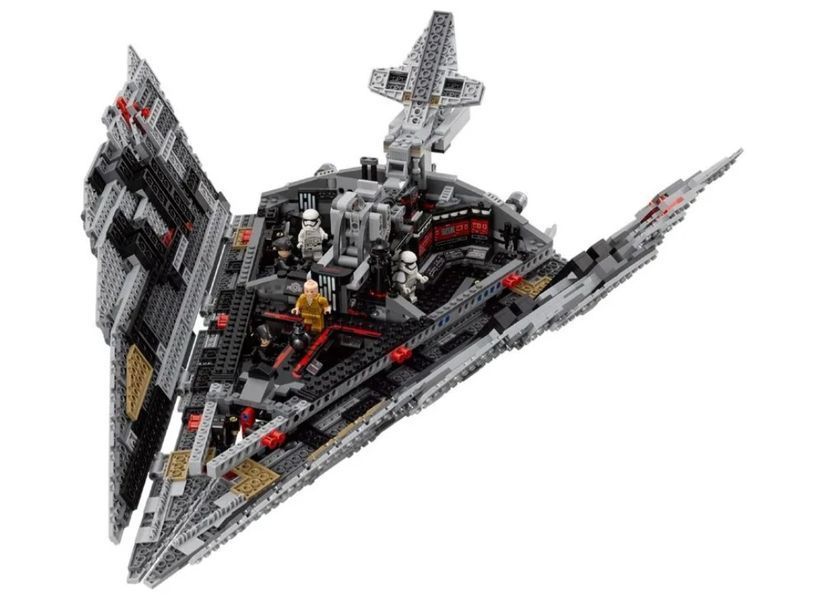 Конструктор Star Wars Зоряний Винищувач Першого ордена 1416 деталей 75190L фото
