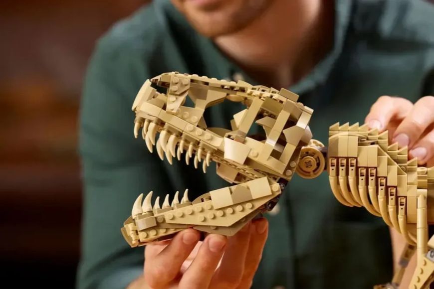 Конструктор Jurassic World Скам'янілості динозаврів: Тиранозавр рекс 3145 деталей Dinosaur Tyrannosaur 76968L фото