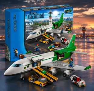 Конструктор City Cargo Terminal Airport Вантажний термінал 658 деталей 60022L фото