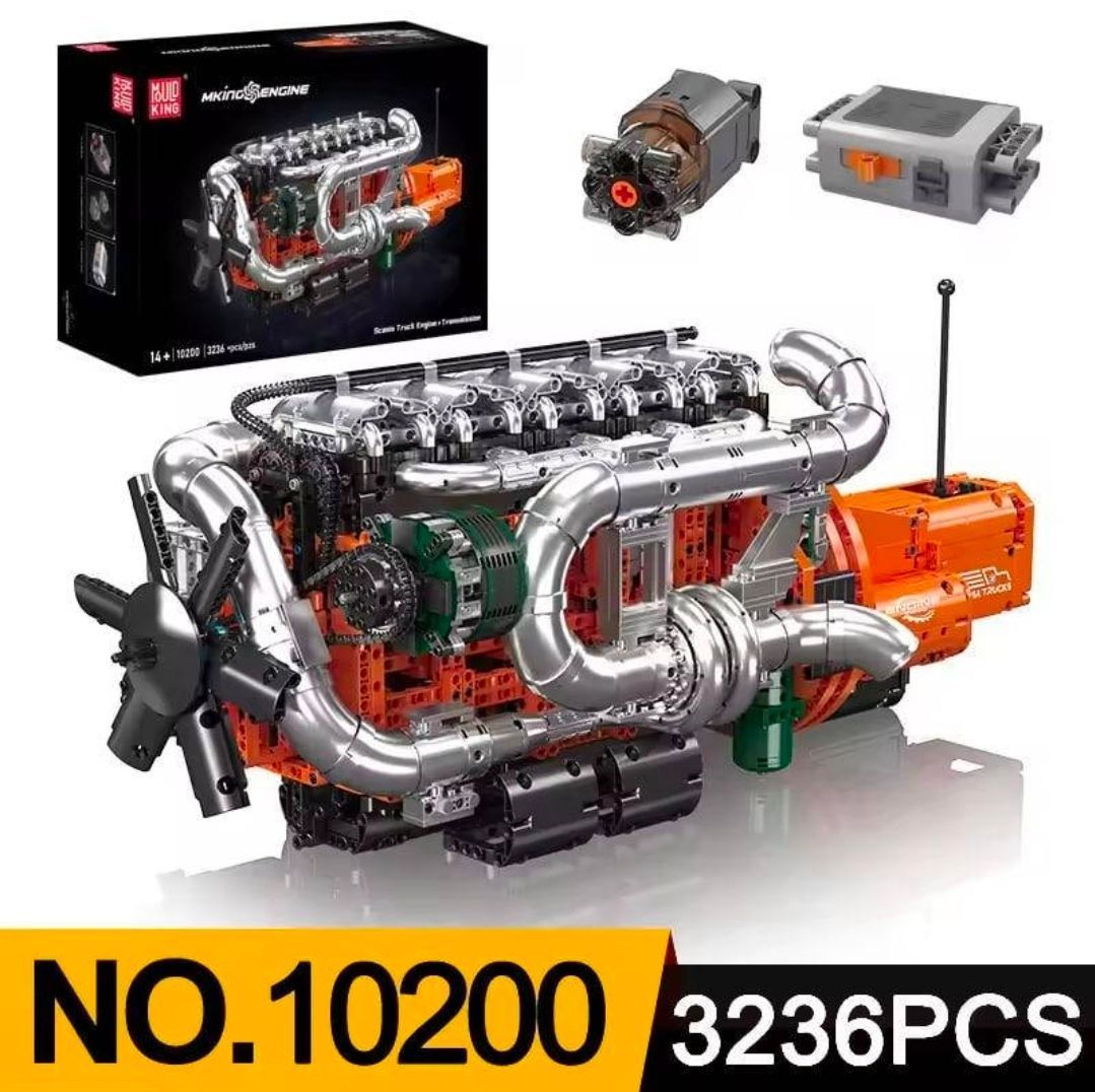 Купити Конструктор двигун Scania 3236 деталей Mould King 10200 10200MK ...